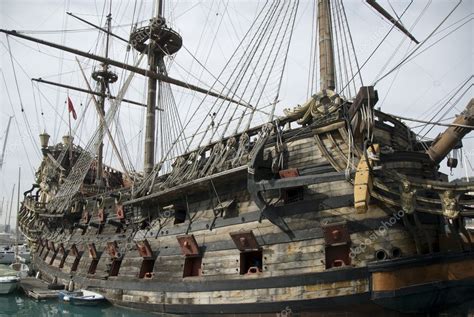 Old pirate ship Stock Photo by ©AlexTimaios 3636074