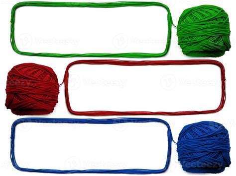 Colorful threads isolated on white background 8073862 Stock Photo at Vecteezy