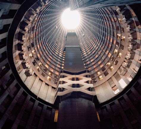 Interior to the Ponte City Apartments, Johannesburg, South Africa ...