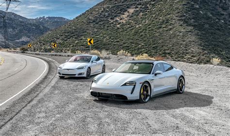 [Car and Driver Review] Porsche Taycan Turbo S vs. Tesla Model S Performance: Electric Flattery ...