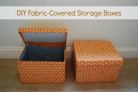 How is it now? DIY Fabric-Covered Storage Boxes - The Borrowed AbodeThe Borrowed Abode