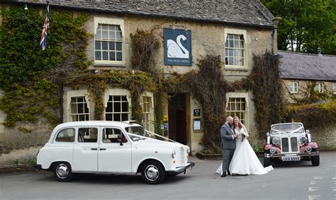 Swan Hotel Bibury wedding for Julie & Dominic (04/05/18) - Wedding car hire near Swindon, Wiltshire