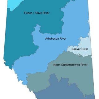 Alberta Major River Basins | Download Scientific Diagram