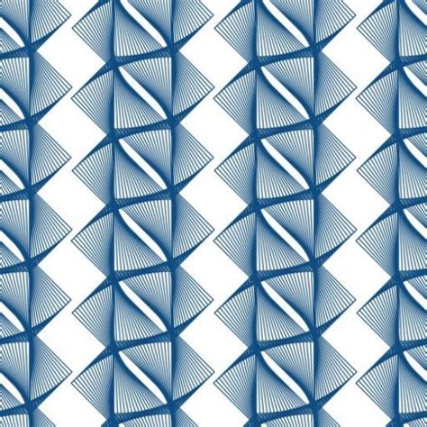 Classic Blue Geometric Wallpaper | Luxe Walls - Removable Wallpapers