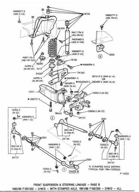 2000 f250 4x4 front axle diagram