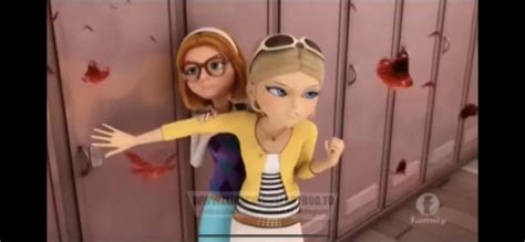 Just noticed this scene in ‘ladybug’ where Chloe is protecting Sabrina ...