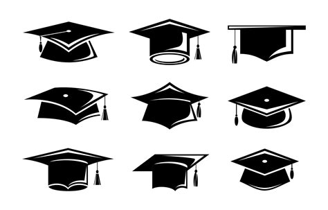 Graduation Hat Template Svg