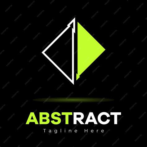 Premium Vector | Creative neon green abstract gaming logo