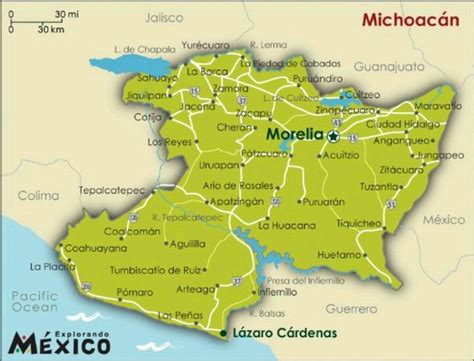 Michoacon México! | Michoacan, Mexico map, Mexico michoacan