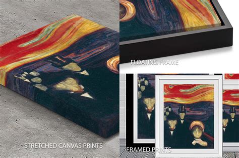 Anxiety Edvard Munch Iconic Modern Art | Canvas Prints Perth