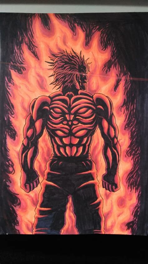 Baki Drawing: Yujiro Hanma | Anime artwork, Manga anime one piece, Grappler