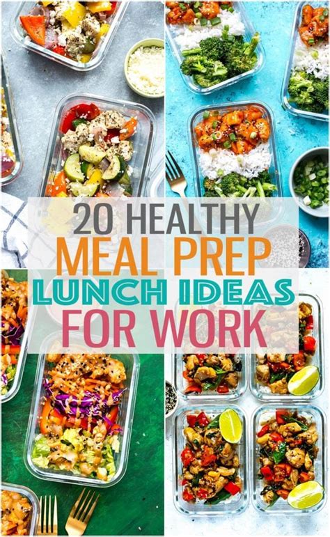 20+ Healthy Meal Prep Lunch Ideas for Work - The Girl on Bloor