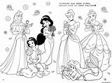 Coloriage Toutes Les princesses De Disney  JeColoriecom sketch template