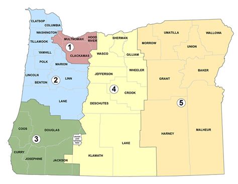 Oregon Department of Transportation : Regions : Regions : State of Oregon