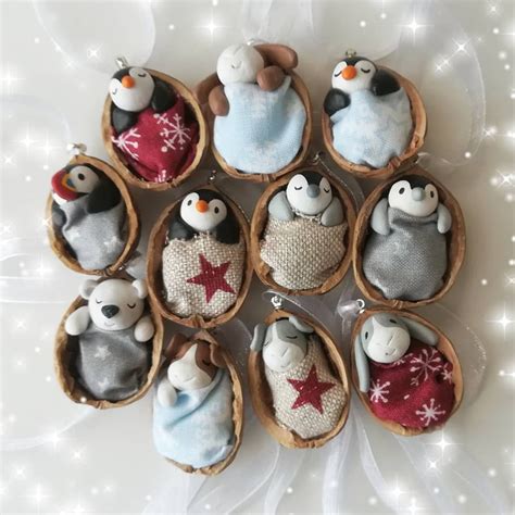 by Kate Elford on Instagram: “*SOLD* Walnut babies! 🐧💤 These little ones are tucked up asleep in ...