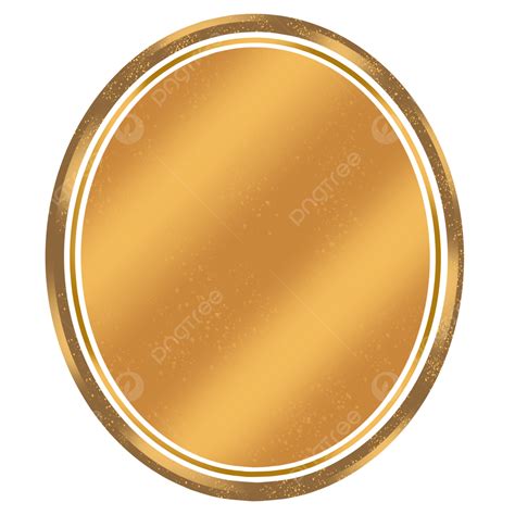 Oval Gold Frame, Golden, Oval, Cute PNG Transparent Clipart Image and ...