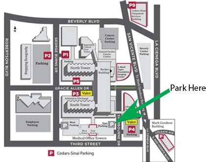 Cedars Sinai Room Map