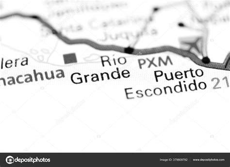 Rio Grande Mexico Map Stock Photo by ©aliceinwonderland2020 379809782