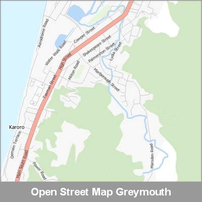 2020 Street Map Greymouth - Digital Maps