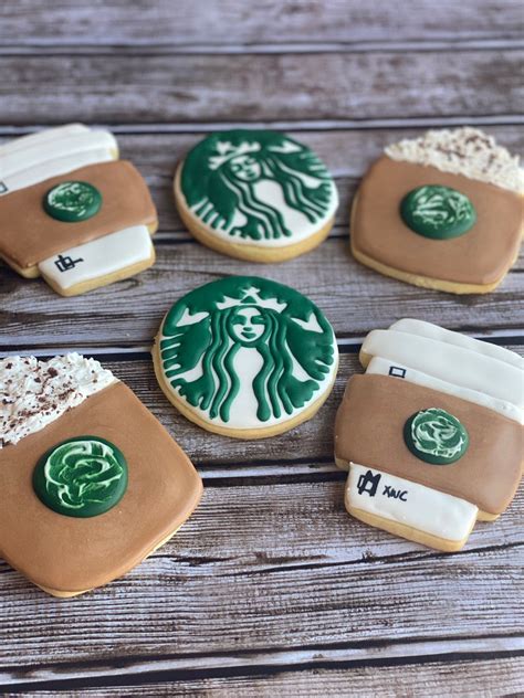 Starbucks Personalized Sugar Cookies Starbucks Custom Made | Etsy