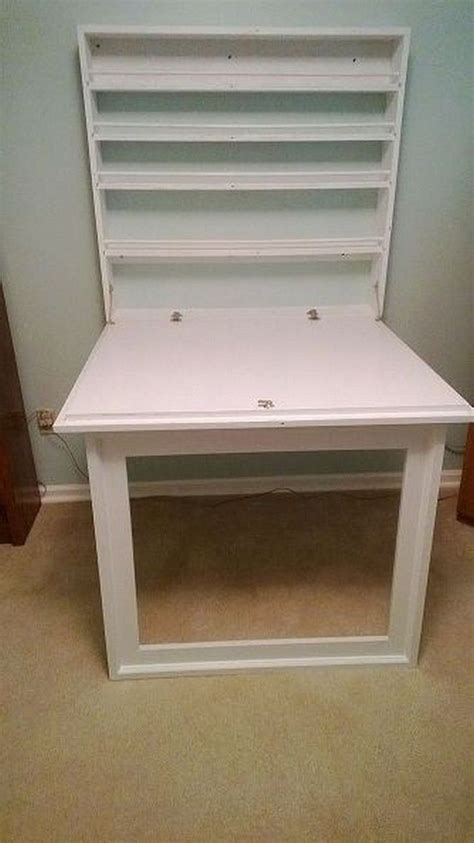 Handy DIY Murphy Craft Table: Quick 9-Step Build | Craft room desk, Fold out table, Craft tables ...