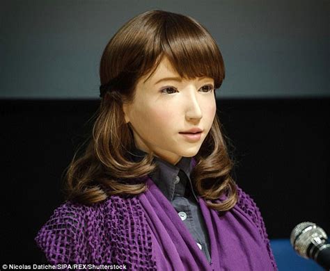 Erica the robot to become TV news anchor in Japan | Daily Mail Online