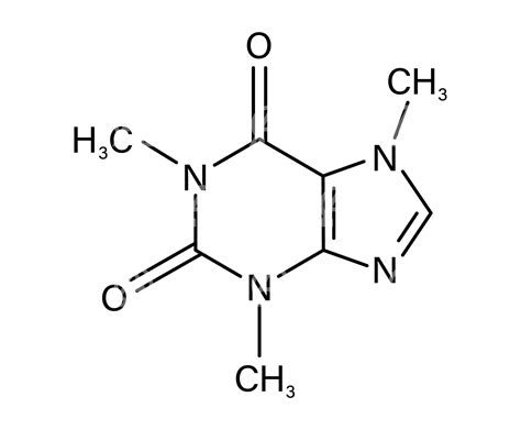 Caffeine Molecule Svg, Caffeine Molecule Cut File, Coffee Lover, Coffee Formula, Coffee Girl ...