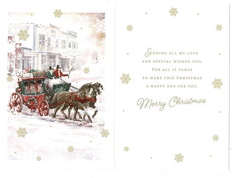 Husband Christmas Card 'For My Special Husband At Christmas' - With ...