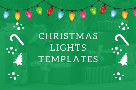 8 Pretty Christmas Lights Templates - Cassie Smallwood