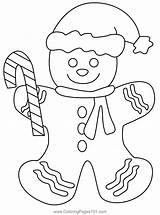 Gingerbread Man Coloring Page For Kids  Free Christmas Cartoons sketch template