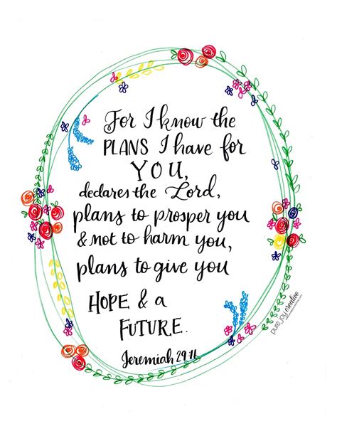 Free "his Will My Faith" Jeremiah 29:11 Hand Lettered Printable - Jeremiah 29 11 Free Printable ...