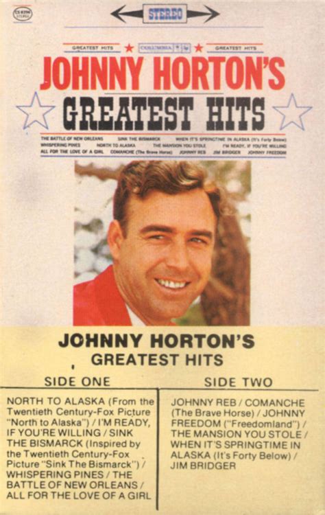 Johnny Horton - Johnny Horton's Greatest Hits (Dolby, Cassette) | Discogs