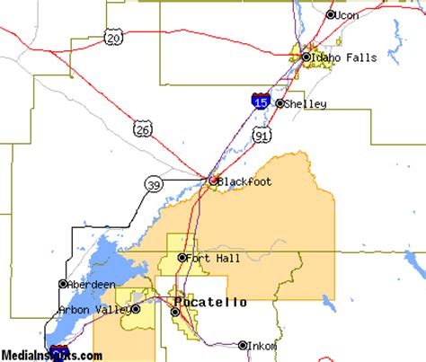 Blackfoot Vacation Rentals, Hotels, Weather, Map and Attractions