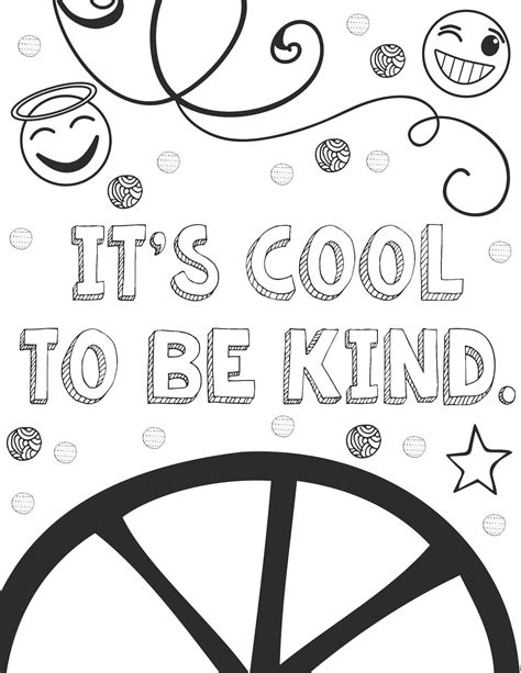 Free Printable Kindness Coloring Pages - Printable Templates