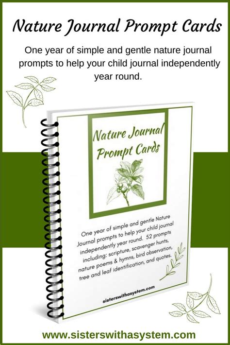 Nature Journal Prompt Cards | Nature journal, Journal prompts ...