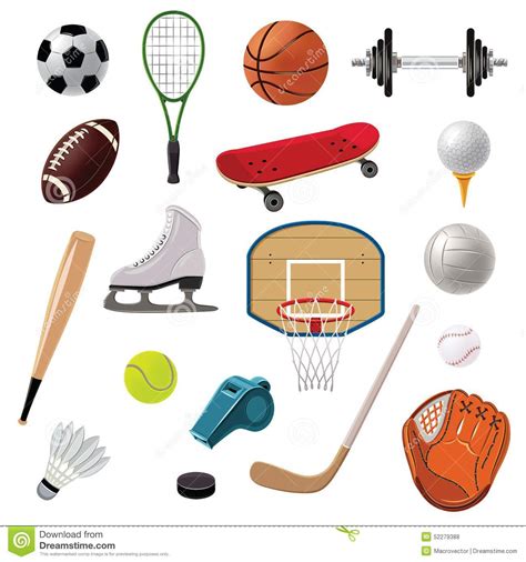 Sports Equipment Icons Set – RimBix