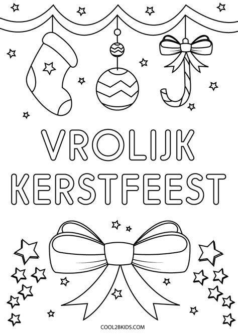 Vrolijk Kerstfeest Kleurplaten - Cool2bKids