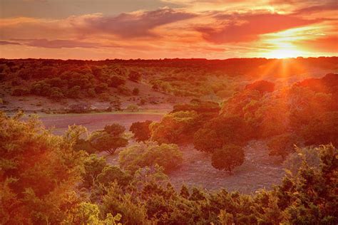 Hill Country Sunset Photograph by Paul Huchton - Fine Art America