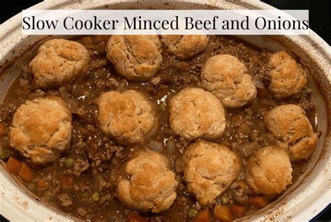 Slow Cooker Minced Beef and Onions Recipe.... | The Diary of a Frugal Family