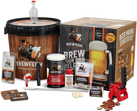 Brewferm Buckrider Home Brewing Starter Kit - Premium Deluxe Kit Craft ...