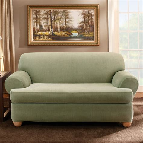 Sure Fit Stretch Stripe Separate Seat T-Cushion Sofa Slipcover - Walmart.com - Walmart.com