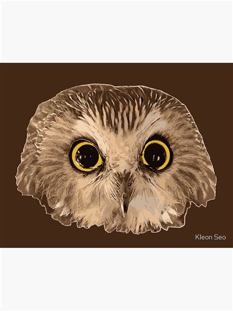 "Cute Baby RockeFeller Owl " Poster by PetStories | Redbubble