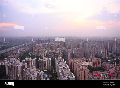 Aerial view of delhi city hi-res stock photography and images - Alamy