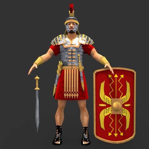 Roman Soldier 3D Model $99 - .max - Free3D