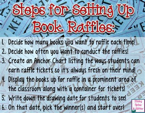 Book Raffles to the Rescue! | Raffle, Classroom books, Class incentives