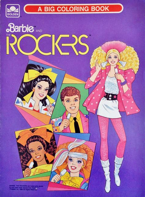 Toutes les tailles | 1986 Barbie and the Rockers (Coloring Book ...