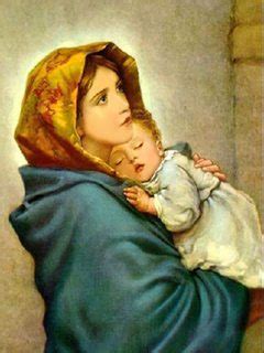 What is the name of this painting of Mary and the infant Jesus ...