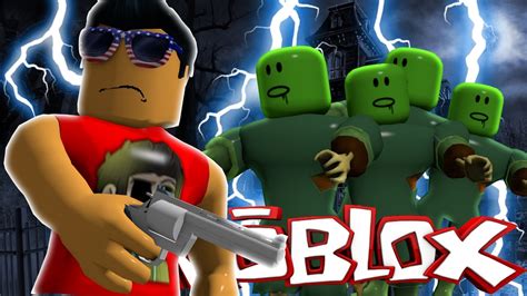 ZOMBIES EVERYWHERE!! - Roblox Zombie Rush - YouTube