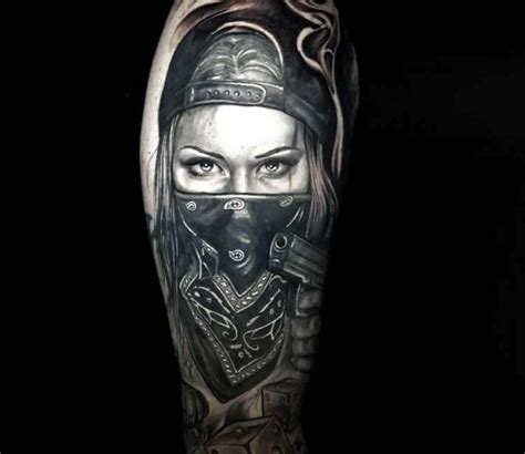 Gangsta Girl tattoo by Bridget Tunstall | Post 23658