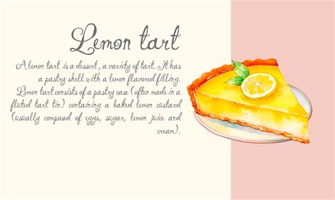 Set of watercolor illustrations of French desserts :: Behance